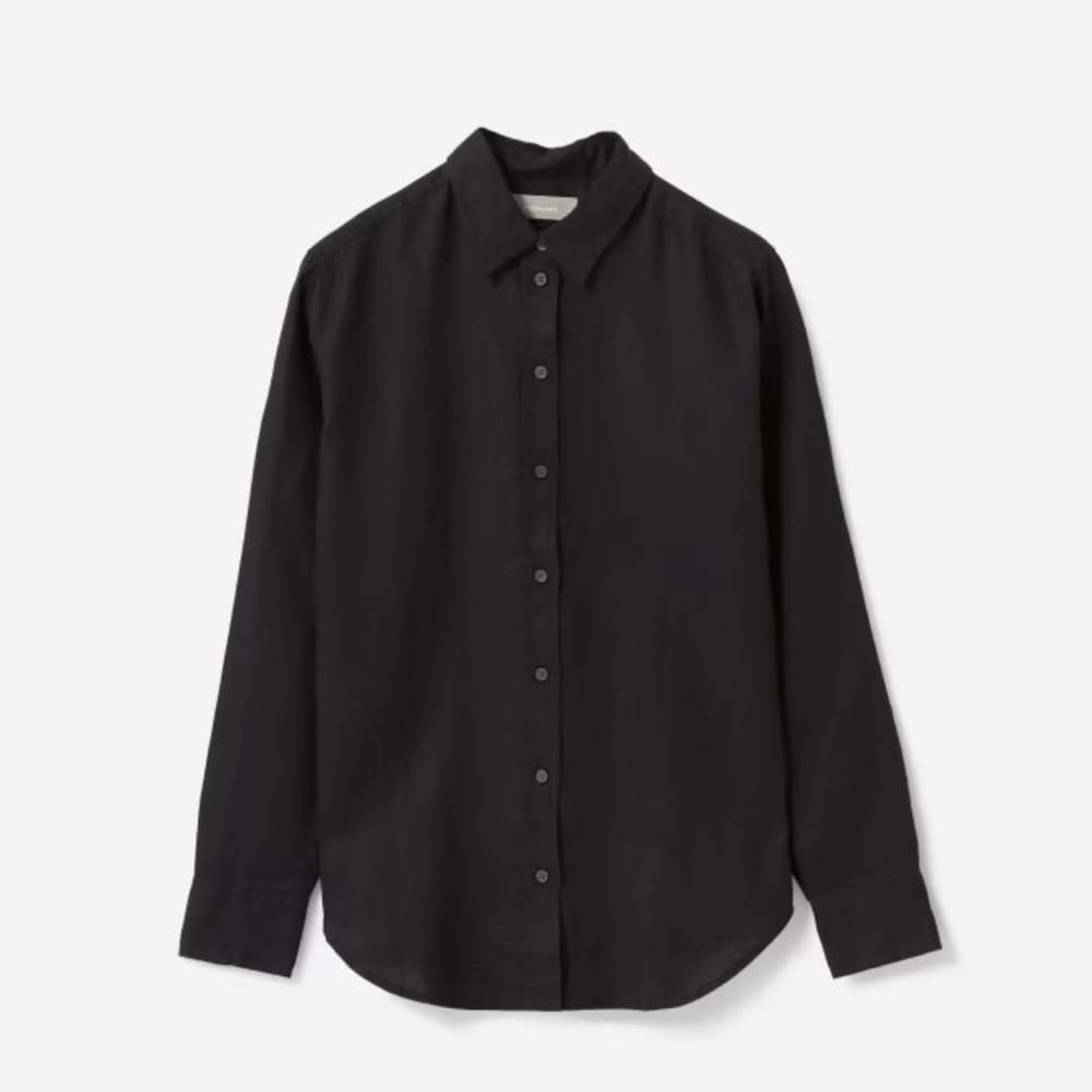 Everlane linen shirt - black